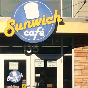 The Sunwich Cafe's entrance
