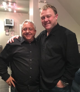 Ian MacLeod and Chris Jones at the Truro Clubhouse